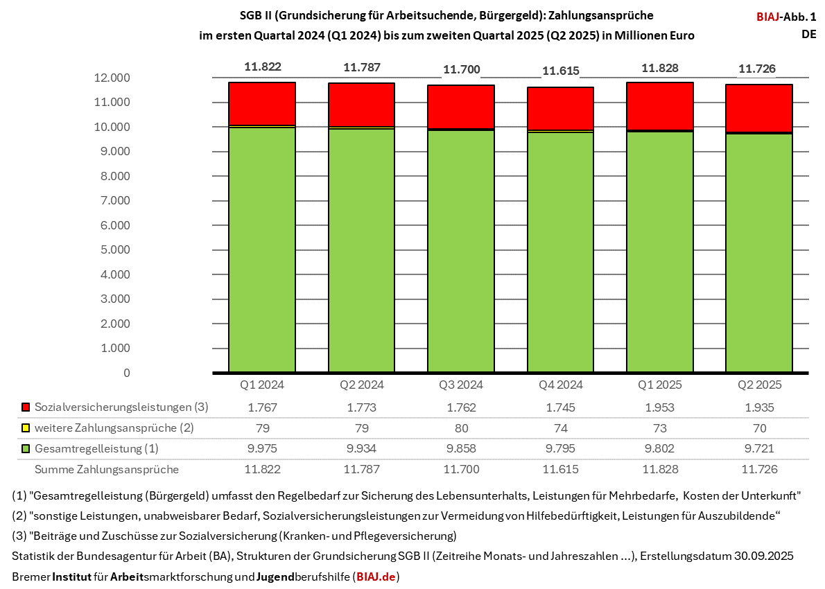 2025 10 25 zu BILD und die hochknallenden buergergeldausgaben biaj abb 1