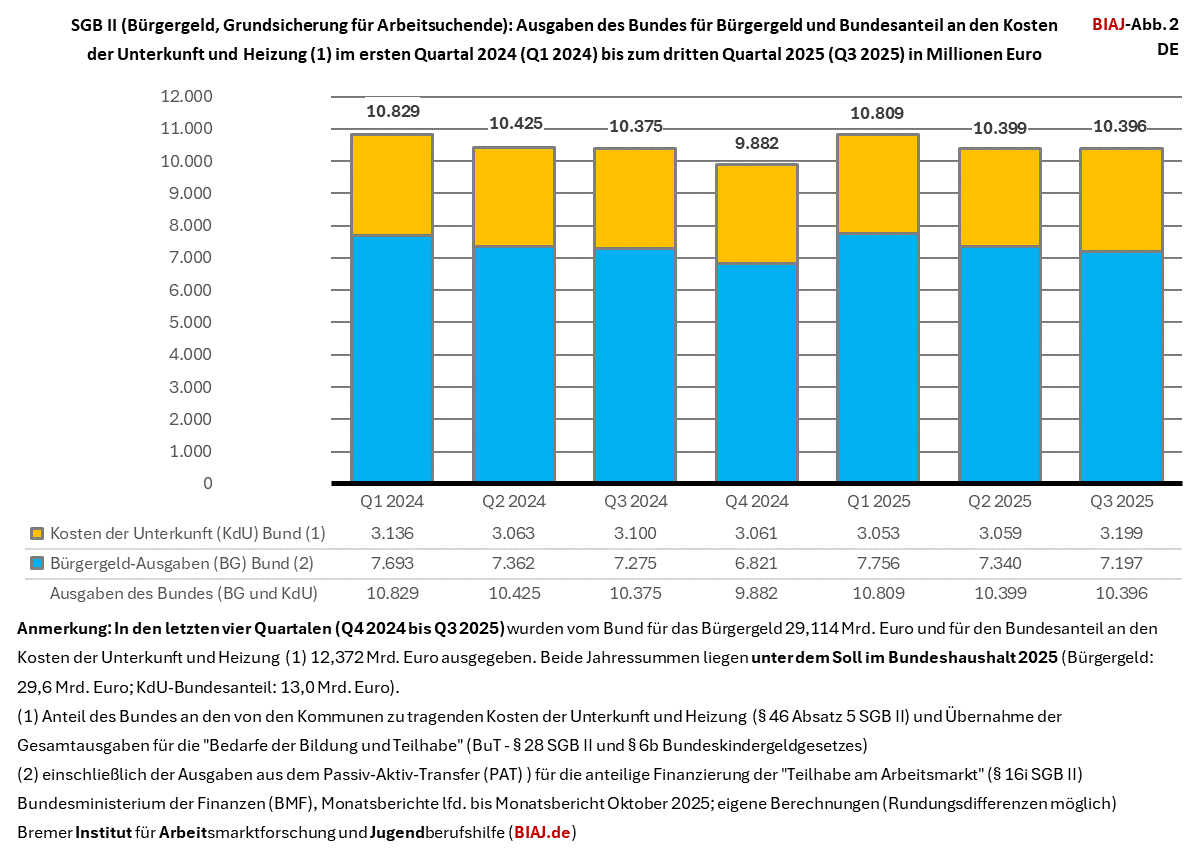 2025 10 25 zu BILD und die hochknallenden buergergeldausgaben biaj abb 2