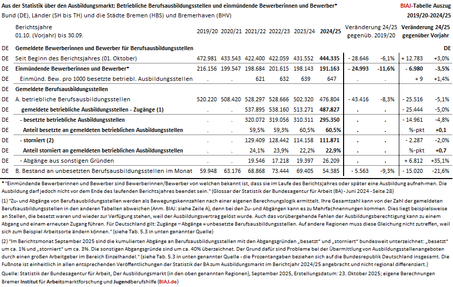 2025 11 13 auszug aus biaj tabelle zum ausbildungsmarkt